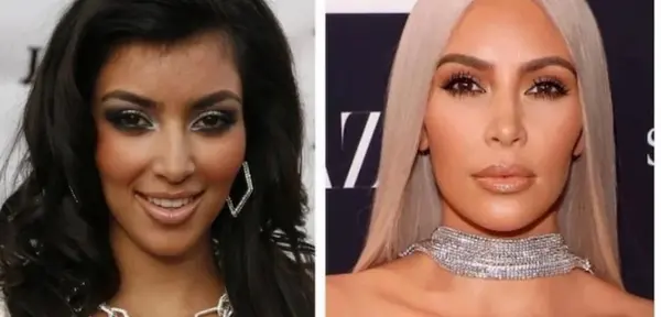 How did Kim Kardashian appear before